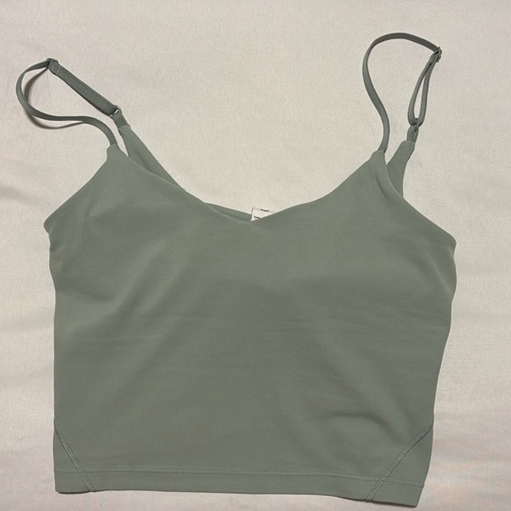 lululemon athletica Sage Green Tank Top